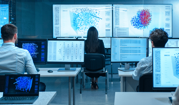 data scientists at work image