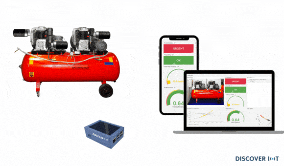 Smart Compressor Maintenance uses IoT data and advanced analytics to predict future failures and maintenance requirements