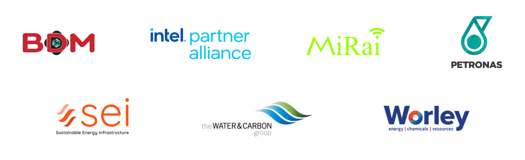 VROC is trusted by customers, partners and distributors, including BDM, Intel Partner Alliance, MiRai, PETRONAS, SEI, The Water & Carbon Group and Worley
